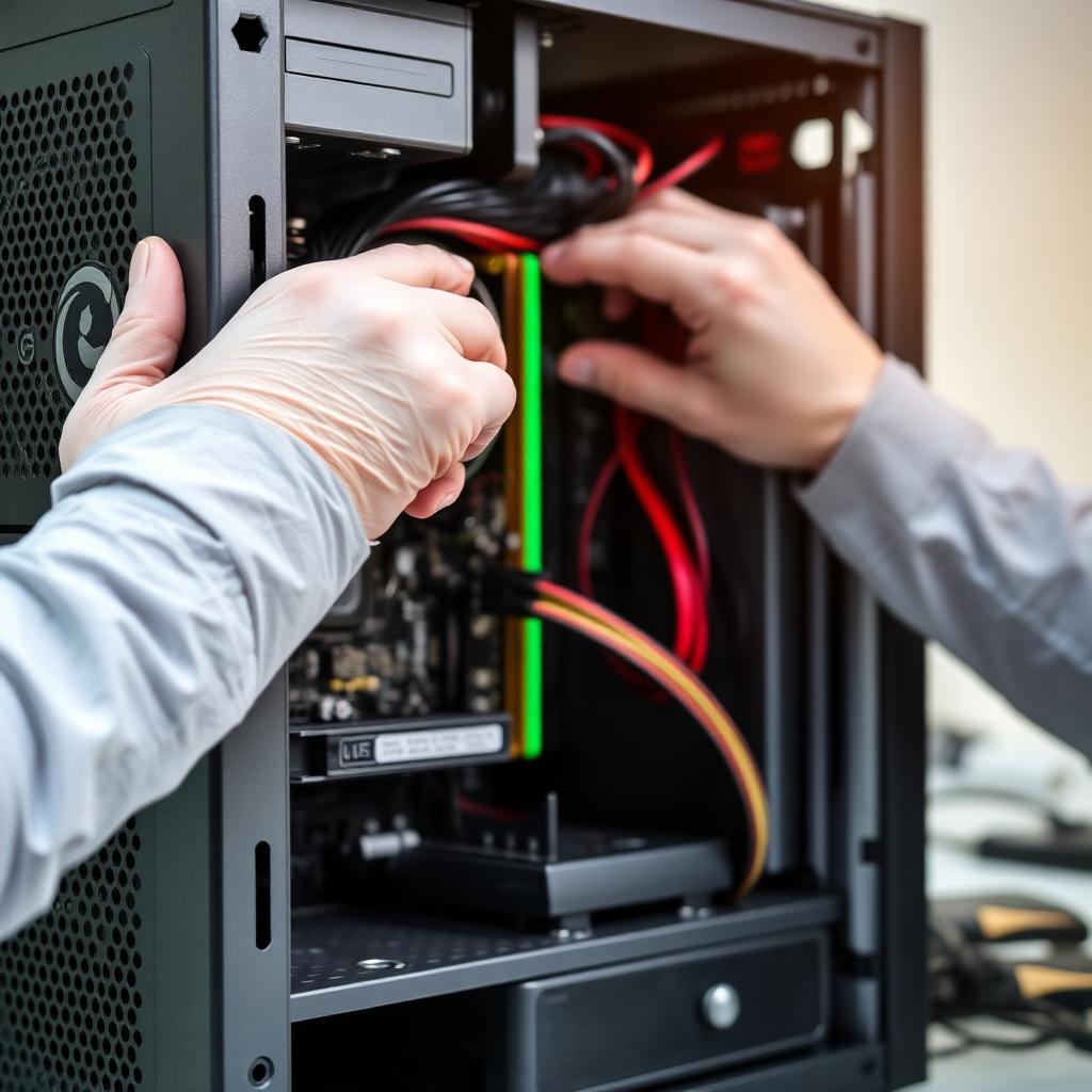 Manutenção e configuração de máquinas